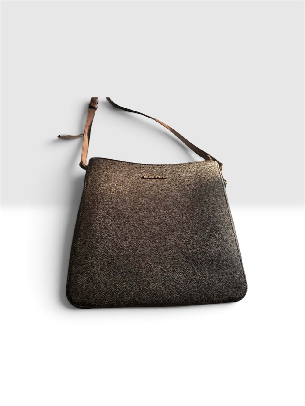 Michael Kors Brown Saffiano Crossbody Shoulder Bag